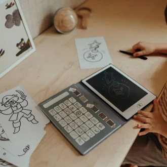   Kidywolf LCD rajztábla - Óceánok és kalózok - Kidydraw Mini Oceans & Pirates