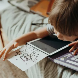   Kidywolf LCD rajztábla - Mesevilág - Kidydraw Mini Once Upon a Time