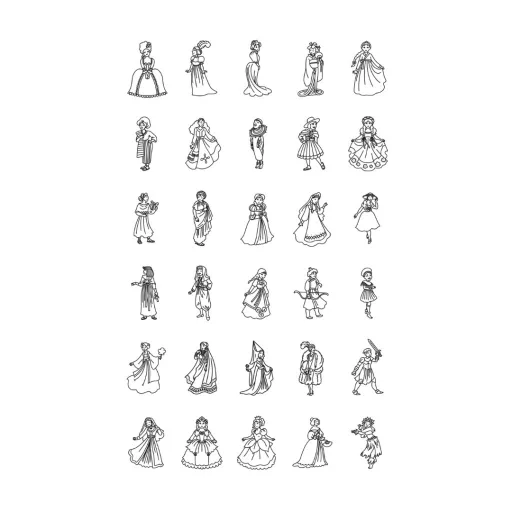 Kidywolf LCD rajztábla - Hercegnők - Kidydraw Mini Princess