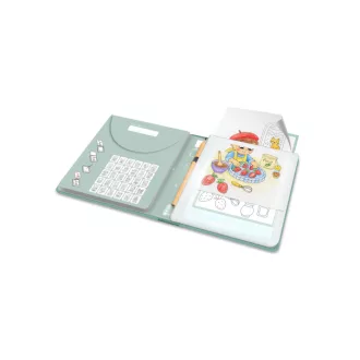   Kidywolf átvilágítós rajztábla 30 mintával - Finomságok - Kidydraw Pad 6 Food