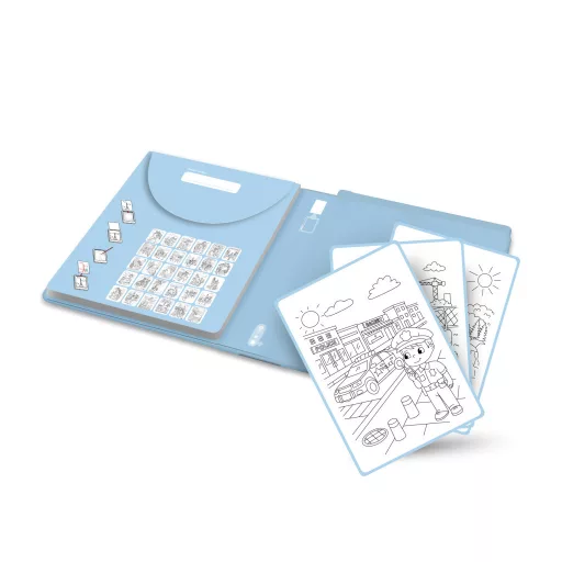 Kidywolf mintafüzet Kidydraw Pad 6 rajztáblához - Hétköznapi hősök - Everyday Heroes