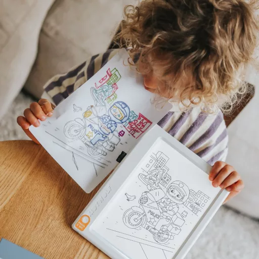 Kidywolf mintafüzet Kidydraw Pad 6 rajztáblához - Hétköznapi hősök - Everyday Heroes