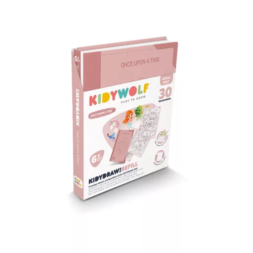Kidywolf mintafüzet Kidydraw Pad 6 rajztáblához - Mesevilág - Once Upon a Time