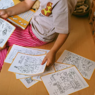   Kidywolf mintafüzet Kidydraw Pad 6 rajztáblához - Háziállatok - Pets