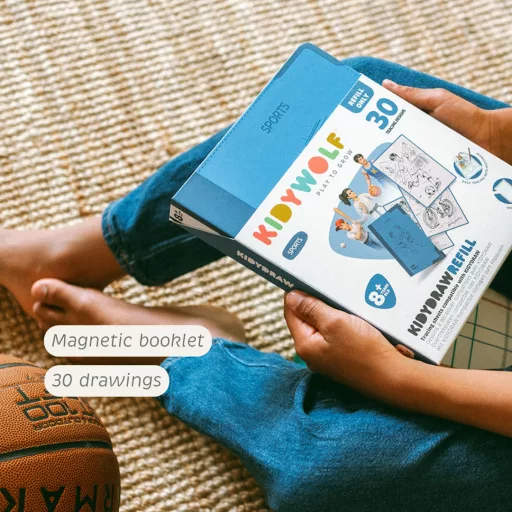 Kidywolf mintafüzet Kidydraw Pad 8 rajztáblához - Sport - Sports