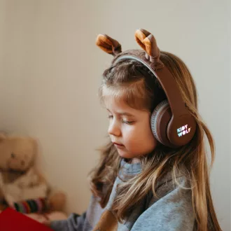   Kidywolf bluetooth gyerek fejhallgató - Maci - Kidyears Bear