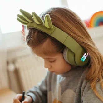  Kidywolf bluetooth gyerek fejhallgató - Dinoszauruszok - Kidyears Dinosaurs