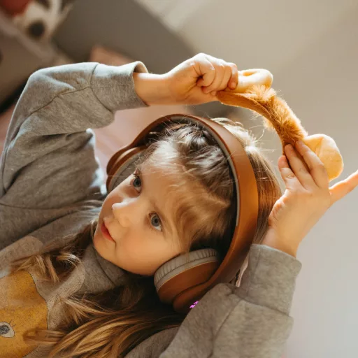 Kidywolf bluetooth gyerek fejhallgató - Oroszlán - Kidyears Lion