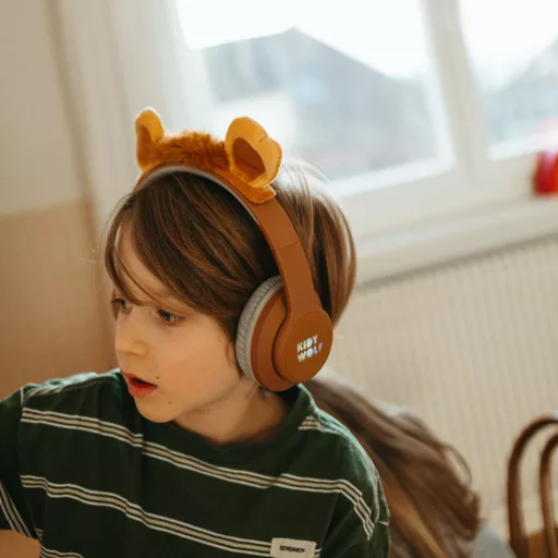 Kidywolf bluetooth gyerek fejhallgató - Oroszlán - Kidyears Lion