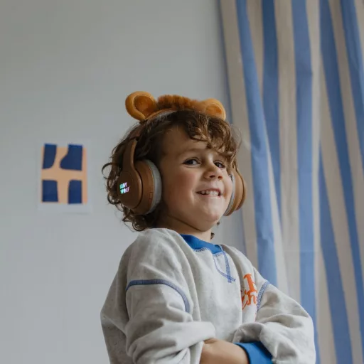 Kidywolf bluetooth gyerek fejhallgató - Oroszlán - Kidyears Lion
