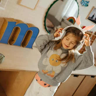   Kidywolf bluetooth gyerek fejhallgató - Nyuszi - Kidyears Rabbit