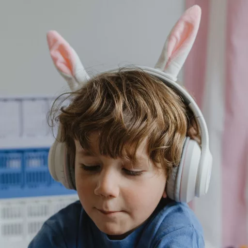 Kidywolf bluetooth gyerek fejhallgató - Nyuszi - Kidyears Rabbit