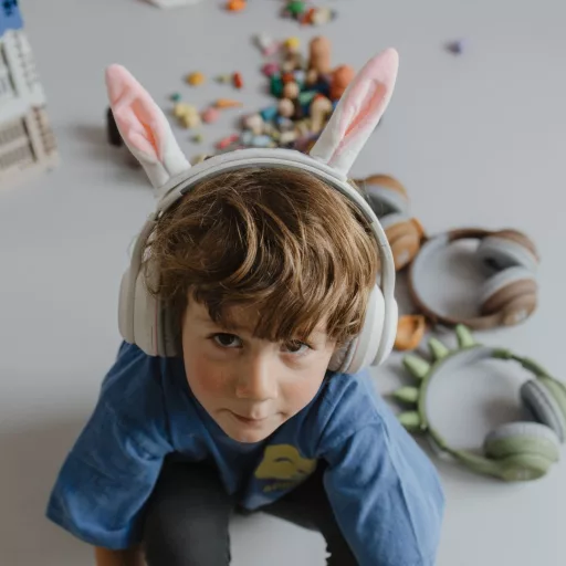 Kidywolf bluetooth gyerek fejhallgató - Nyuszi - Kidyears Rabbit