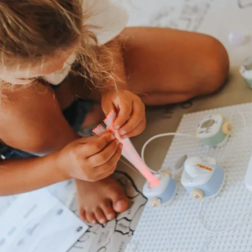 Kidywolf áramkör építő készlet - Haladó szett 18 elemmel - Kidyelec Expert