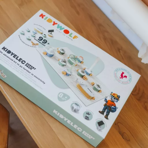 Kidywolf áramkör építő készlet - Haladó szett 18 elemmel - Kidyelec Expert