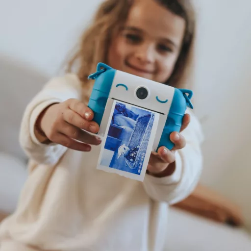 Kidywolf instant fényképezőgép - Kék - Kidyprint Blue