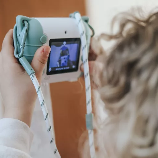 Kidywolf instant fényképezőgép - Kék - Kidyprint Blue