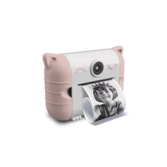   Kidywolf instant fényképezőgép - Rózsaszín - Kidyprint Pink
