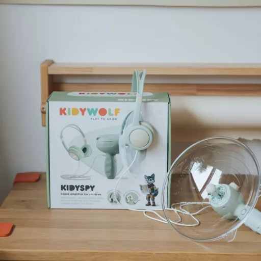 Kidywolf kémjáték hangerősítővel - Zöld - Kidyspy Green