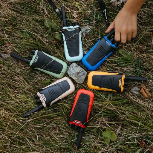 Kidywolf walkie talkie gyerekeknek - Púder-türkiz - Kidytalk Nude-Cyan