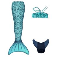 Kuaki Mermaids sellőuszony - Türkiz szett (3 db-os)