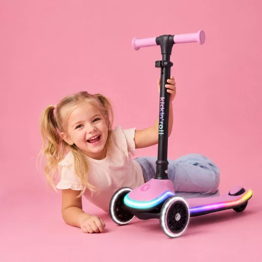 Kick'n'Roll X2 LED roller - Pink
