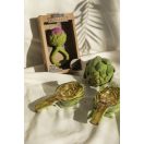 Oli & Carol természetes csörgő rágóka - Articsóka