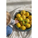 Oli & Carol természetes csörgő rágóka - Citrom