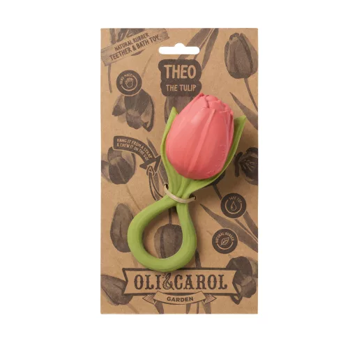 Oli & Carol természetes rágóka - Tulipán