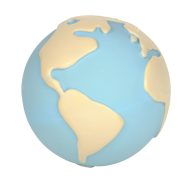 Oli & Carol természetes labda rágóka - Bolygó