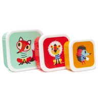 Petit monkey uzsonnás doboz szett - Színes állatos