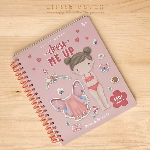 Little Dutch öltöztess fel matricás füzet - Rosa és barátai