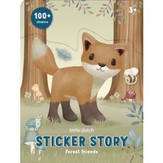 Little Dutch matrica szett - Forest Friends