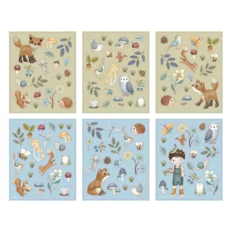 Little Dutch matrica szett - Forest Friends