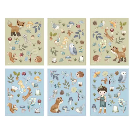 Little Dutch matrica szett - Forest Friends