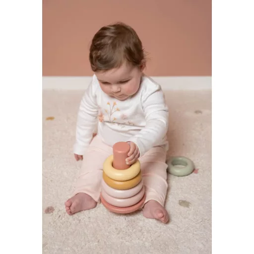 Little Dutch műanyag montessori torony - pink