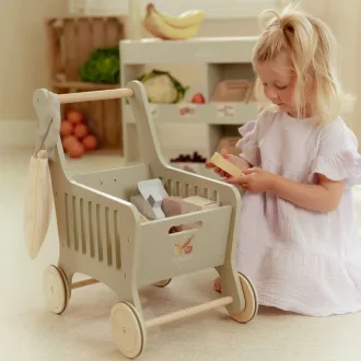 Little Dutch bevásárlókocsi termékekkel