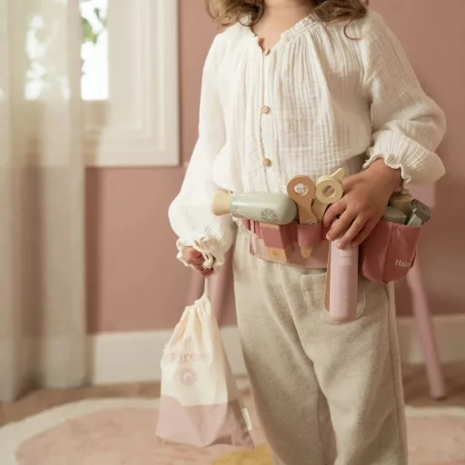 Little Dutch fodrász készlet pink - Csomagolássérült