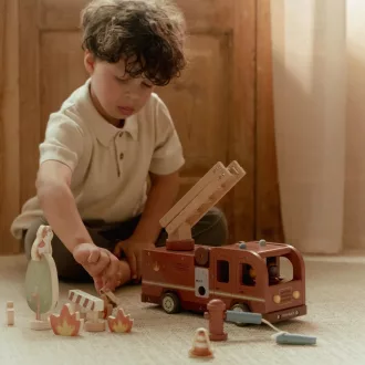 Little Dutch tűzoltó autó kiegészítőkkel