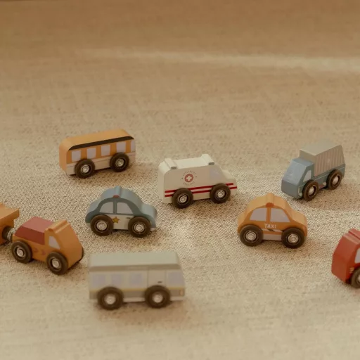Little Dutch kisautó készlet - vasúti sínpályához