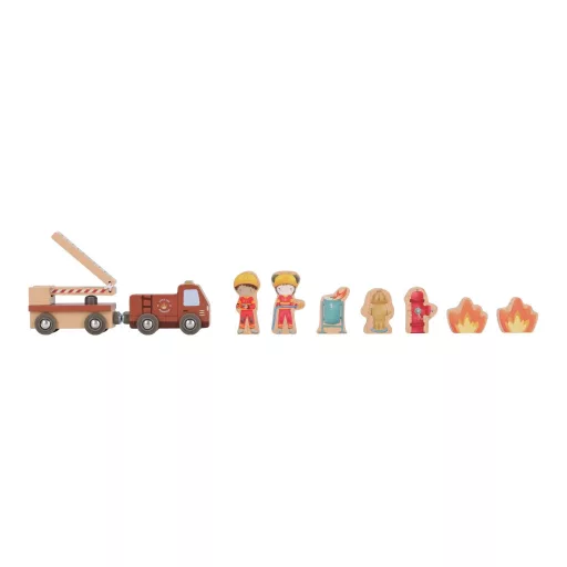 Little Dutch tűzoltóállomás - vasúti sínpályához