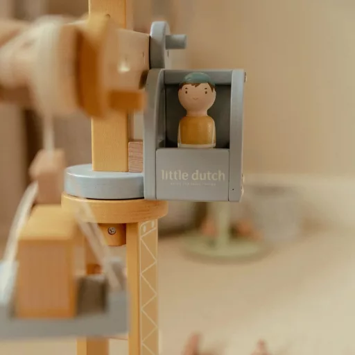 Little Dutch daru készlet vasúti sínpályával
