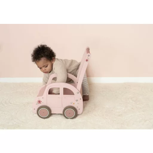Little Dutch járássegítő - Pink autó