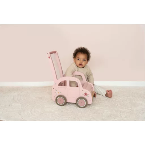 Little Dutch járássegítő - Pink autó