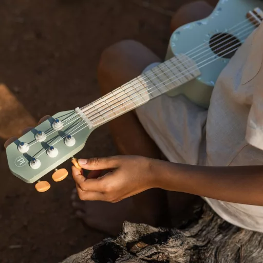 Little Dutch játék gitár zöld - Safari Friends