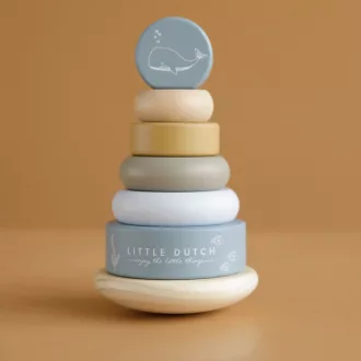Little Dutch montessori torony - kék