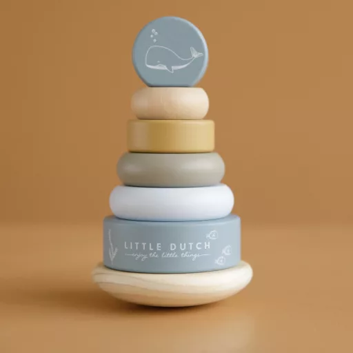 Little Dutch montessori torony - kék