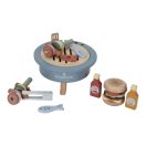 Little Dutch fa játék barbecue szett