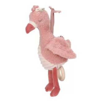   Little Dutch felhúzható zenélő flamingó - Safari Friends