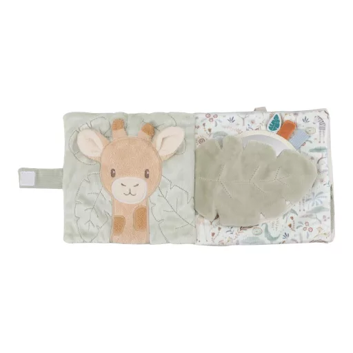 Little Dutch textil babakönyv nagy - Safari Friends